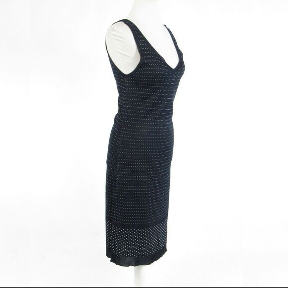 ETC blue sleeveless sheath dress S - Picture 3 of 8
